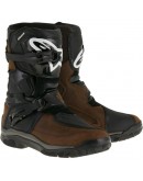 Cizme touring/adventure Alpinestars BELIZE Drystar Oiled Leather - Maro/Negru