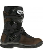 Cizme touring/adventure Alpinestars BELIZE Drystar Oiled Leather - Maro/Negru