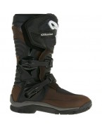 Cizme touring Alpinestars COROZAL Adventure Drystar Oiled Leather - Maro/Negru