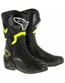 Cizme sport/touring Alpinestars SMX-6 V2 - Negru/Galben fluo