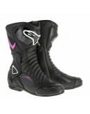 Cizme sport/touring ALPINESTARS SMX-6 STELLA V2 - Negru/Roz