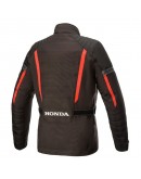 Geaca textil impermeabila Alpinestars Honda Gravity Drystar - Negru/rosu