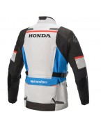 Geaca textil impermeabila ALPINESTARS HONDA ANDES V3 DRYSTAR - Negru/Gri deschis/Albastru