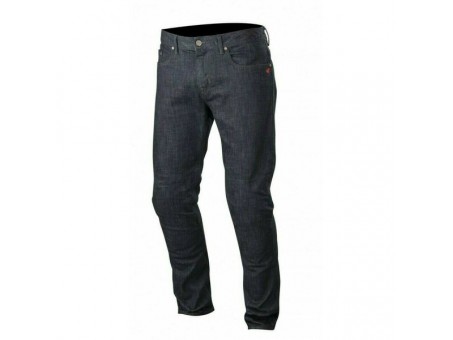 Blugi moto Alpinestars Honda Copper Denim - Albastru inchis