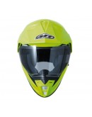 Casca off road motociclete MT Synchrony Duo Sport galben fluor lucios cu viziera (ochelari soare integrati) - Galben Fluo