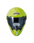 Casca off road motociclete MT Synchrony Duo Sport galben fluor lucios cu viziera (ochelari soare integrati) - Galben Fluo