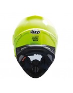 Casca off road motociclete MT Synchrony Duo Sport galben fluor lucios cu viziera (ochelari soare integrati) - Galben Fluo