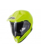 Casca off road motociclete MT Synchrony Duo Sport galben fluor lucios cu viziera (ochelari soare integrati) - Galben Fluo