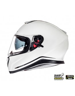 Casca integrala motociclete MT Thunder III SV alb lucios (ochelari soare integrati) - Alb lucios