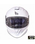 Casca integrala motociclete MT Targo solid A0 alb lucios - Alb lucios