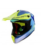 Casca off road MT Falcon System C3 galben fluor lucios