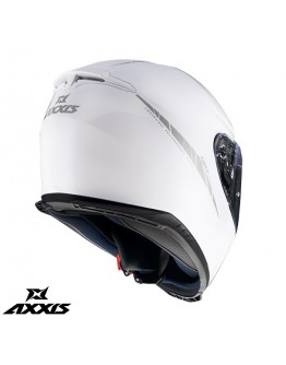 Casca integrala Axxis model Eagle SV A0 alb lucios (ochelari soare integrati)