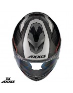 Casca integrala Axxis model Cobra Rage A2 gri lucios carbon - 100% carbon