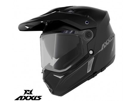 Casca adventure/touring/off road Axxis model wolf DS A1 negru mat