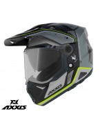 Casca adventure/touring/off road Axxis model Wolf DS Roadrunner B2 gri lucios