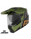 Casca adventure/touring/off road Axxis model Wolf DS Hydra B6 verde mat