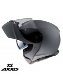 Casca flip-up Axxis model Gecko SV A1 negru mat (ochelari soare integrati)