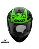 Casca integrala Axxis model Draken S Cosa Nostra B6 verde fluor lucios