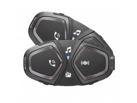 Sistem comunicare complet Bluetooth INTERCOM Interphone model Active - kit 2 bucati (pentru 2 utilizatori)