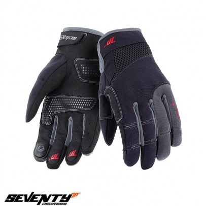 Manusi femei Urban vara Seventy model SD-C50 negru/gri - degete tactile