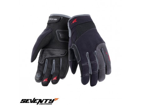 Manusi femei Urban vara Seventy model SD-C50 negru/gri - degete tactile