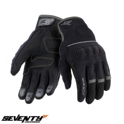 Manusi barbati Urban vara Seventy model SD-C54 negru/gri  - degete tactile