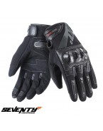 Manusi barbati Racing/Naked vara Seventy model SD-N14 negru/gri - degete tactile