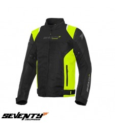 Geaca (jacheta) barbati Racing vara Seventy model SD-JR48 Negru,galben fluor