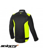 Geaca (jacheta) barbati Racing vara Seventy model SD-JR48 negru/galben fluor