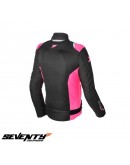 Geaca (jacheta) femei Racing vara Seventy model SD-JR50 negru/roz