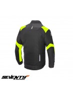 Geaca (jacheta) barbati Racing vara Seventy model SD-JR52 negru/galben fluor