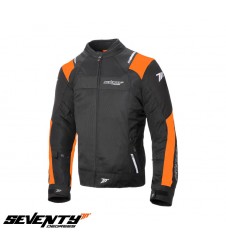 Geaca (jacheta) barbati Racing vara Seventy model SD-JR52 Negru,portocaliu