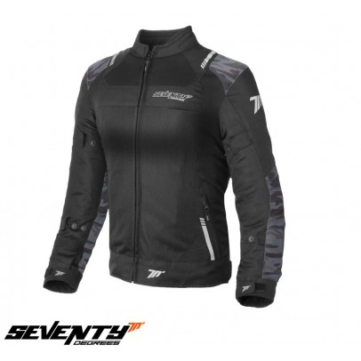 Geaca (jacheta) femei Racing vara Seventy model SD-JR54 negru/camuflaj