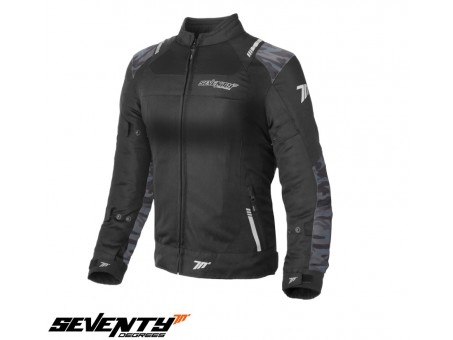 Geaca (jacheta) femei Racing vara Seventy model SD-JR54 negru/camuflaj