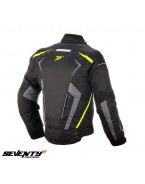 Geaca (jacheta) barbati Racing Seventy vara/iarna model SD-JR55 - Negru/galben fluor