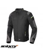 Geaca (jacheta) barbati Racing Seventy vara/iarna model SD-JR69 negru/galben fluor