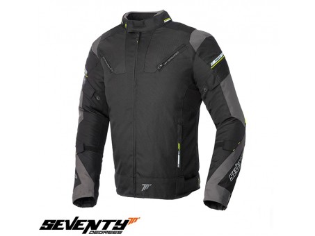 Geaca (jacheta) barbati Racing Seventy vara/iarna model SD-JR69 negru/galben fluor