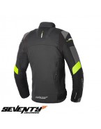 Geaca (jacheta) barbati Racing Seventy vara/iarna model SD-JR69 negru/galben fluor