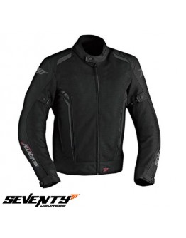 Geaca (jacheta) motociclete femei Touring vara Seventy model SD-JT36 negru/gri