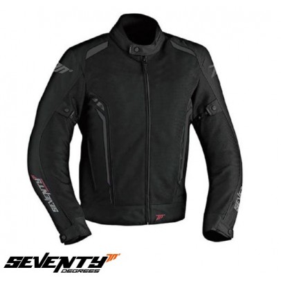 Geaca (jacheta) motociclete femei Touring vara Seventy model SD-JT36 negru/gri