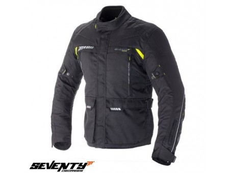 Geaca (jacheta) barbati Touring Seventy vara/iarna model SD-JT41 - Negru/galben fluor