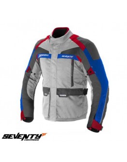 Geaca (jacheta) barbati Racing Seventy vara/iarna model SD-JT43 alb/rosu/albastru