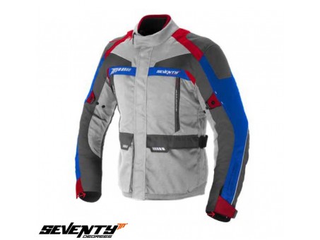 Geaca (jacheta) barbati Racing Seventy vara/iarna model SD-JT43 alb/rosu/albastru