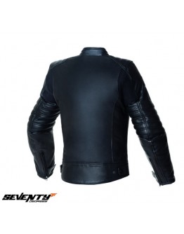 Geaca (jacheta) barbati piele Urban Seventy vara/iarna model SD-JL1 negru