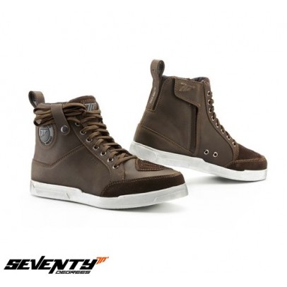 Ghete moto Urban Unisex Seventy model SD-BC7 maro