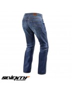 Blugi moto barbati Seventy SD-PJ2 Regular fit albastru