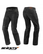 Blugi moto femei Seventy SD-PJ4 Regular fit negru