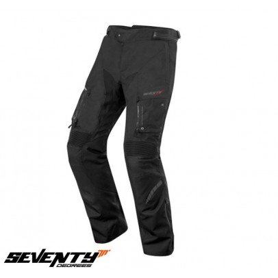 Pantaloni moto Touring unisex Seventy vara/iarna SD-PT1S negru (varianta SD-PT1 scurta)