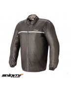 Geaca (jacheta) motociclete ploaie barbati impermeabila Seventy model SD-A3 Negru