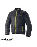 Geaca (jacheta) barbati Urban Seventy model SD-A5 culoare: negru/verde fluor - tip Softshell - greutate redusa - Negru/galben fluor